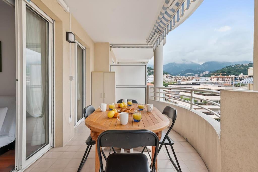 Riviera Prestige - Front De Mer - Terrasse - Parking โรกบรูน-กัป-มาร์แต็ง ภายนอก รูปภาพ
